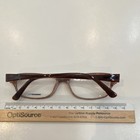 Marchon Nyc Broadway Purple Tortoise 210 Plastic Full Rim Eyeglasses 53 16 135