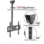 Full Motion Ceiling Tv Wall Mount Bracket For 32 40 42 46 50 55 60 65 70 Led Lcd