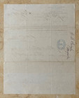 Civil War Reconstruction Era Augusta   Georgia Bill Lading Saddle Pad Skins 1870