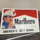 Vintage Marlboro Cigarette Sign  1994 Philip Morris Cowboy Store Sign 32x22