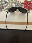 Oakley Outpace Oo4133-02 Wrap Sunglasses Polarized Gray Lenses Black Frame