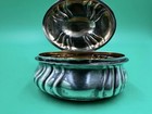 Vintage Antique 800 Silver Nice Pill Or Snuff Box Floral Design With Flowers