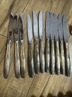 98 Piece Oneida Enchantment Rose Silverware Silver Plate