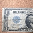 1923  1 U s  Silver Certificate Lot Of 2 Blue Seal Serial H81055372b N34536743b
