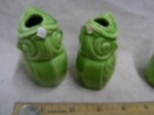  8  Piece Vintage Owl Macrame Beads Ceramic Chunky 1975 1970s Old Lot