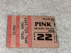 Pink Floyd 1977 Ticket Stub Miami Florida Roger Waters David Gilmour Ephemer Usa