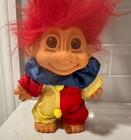 Vintage Russ Clown Troll Doll   18334  - 8 Inches