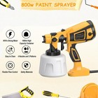 Electric Spray Gun 1400ml Hvlp Paint Sprayer Handheld Diy High Pressure