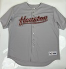 Houston Astros Vtg 2000   s Brick Red Gray Majestic Usa Made Baseball Jersey  Xl