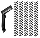 200 Twin Blade Black Disposable Razors In Bulk - Professional Or Home Use
