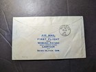 1933 Newfoundland Airmail First Flight Cover Ffc Wabush To Masterville Canada