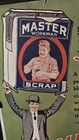 Master Workman Scrap Chewing Tobacco Baseball Advertising Store Display 