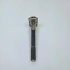 Black Gillette Adjustable 1-9 Double Edge Safety Razor Vintage Shaving O 3