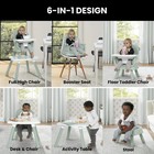 Delta Children Jeep Milestone 23411-2446 6-in-1 High Chair Stool Booster Sage