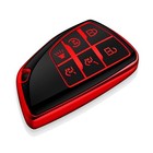  For Chevy Key Fob Cover Soft Tpu Full Protection Key Case 6 Buttons Red