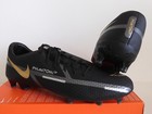 Nike Phantom Gt2 Academy Fg mg Fg Black-metallic Dark Grey Sz 8  da4433-007 
