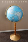 Superb  Mcm Articulating Floor Globe  World Vtg Map Library Decor Atomic