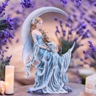    sale    New Nene Thomas Fantasy Fairy Figurine Wind Moon Blue Flower Sculpture