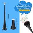 Stadium Horn Vuvuzelas Soccer Noisemakers Collapsible Blow Trumpet Horns Nois   
