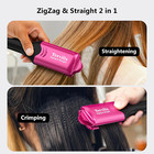 Crimper Hair Iron With 4 Interchangeable Plates  Keratin   Argan Oil Infused Hai