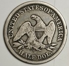 Seated Liberty Half   Love Token    o Mint Mark    w l w    136136