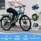 Green Ebike 26  Electric Bike Bicycle 25mph Commuter Tire Mountain E-bike Colleg