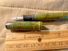 Parker Fifth Avenue Green Swirl Fountain Pen Circa 1932