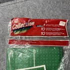 Tye-sil Christmas Paper Table Cover   Napkins Dinner Party Set Vtg Canada Made