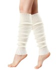 Leg Warmers - Leg Warmers For Women girls  Fashion Knit Neon Leg Warmer White