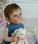 Chubby Girl 18  Reborn Baby Dolls Newborn Vinyl Full Body Toddler Lifelike Gift