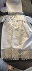 Gnasy Kids White Long Sleeve Christening Outfit With Embroidery And Lace Trim