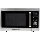 Powerxl Microwave Air Fryer Plus  Stainless Steel black
