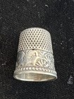Sterling Silver Antique vintage Mkd Ketchum Mcdougall  925 Silver Sewing Thimble