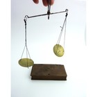 Vintage Brass Scale Early Victorian  Travel Apothecary Chemist Balance Scale