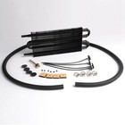 Transmission Oil Cooler hose  mounting Kit 4 Row Radiator Auto-manual Aluminum