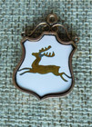 Brotherhood Of Locomotive Enginers Pendant Pocket Watch Fob Copper Edge Vintage