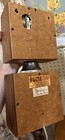 Rare  Vintage Mid-century Mcm 2-piece Rotary Dial Wall Mount Telephone  Untested