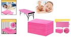 Luxurious 31  X 71  Pink Massage Table Covers - 100 Count  Waterproof   Odorless