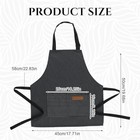 Stripes Kids Apron  Kids Cooking Aprons With 2 Pockets  3 Black  Blue  Grey