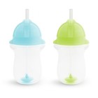 Weighted Straw Cup Leak Proof Click Lock Toddler Sippy Cup 10oz Bpa Free New
