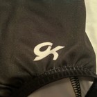 Gk Elite Girls Black blue Sparkle Detailed Leotard   One Piece  Size Large
