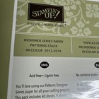 Stampin Up Retired Designer Series Patterns Stack In Color 2012-14
