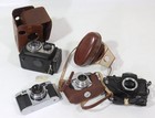 Vintage Film Camera Lot Of 4  Ciro-flex  Exa Ii  Hiyoca  Sears T l s  - Untested
