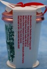 Starbucks 2017    flourish    Holiday Cup Ceramic Ornament     Copper Lid     Nwt
