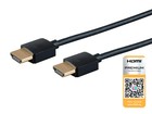 High Speed Hdmi Cable - 5 Feet - Black  Certified Premium  4k 60hz  Hdr  36awg