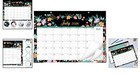 2026-2027 Monthly Desk Calendar - Floral Design  17x12 Size With Holidays Marked