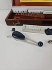 Vintage Keuffel   Esser K e Leroy Lettering Set Drafting Wood Case  incomplete 