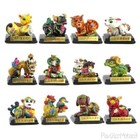 12 Pcs 2 4  Chinese 12 Zodiac Animals Resin Statue Feng Shui Home Decor