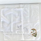 Vintage Embroidered Handkerchief Set  Antique Lace  Showa Retro  France uk