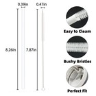 Straw Replacement For Owala Water Bottle 24 Oz 32 Oz  Reusable 6  White